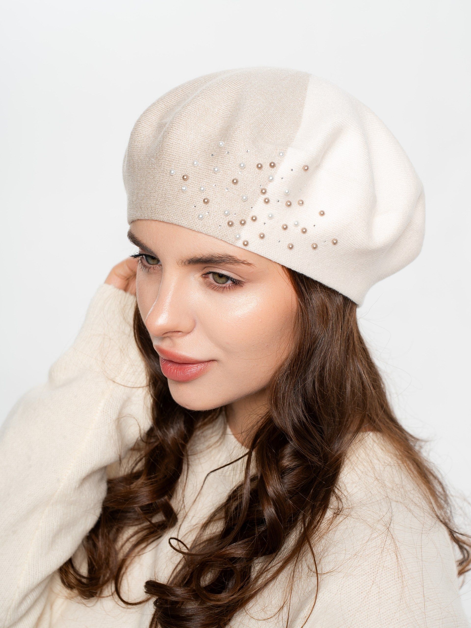 Берет полуторный с кашемиром