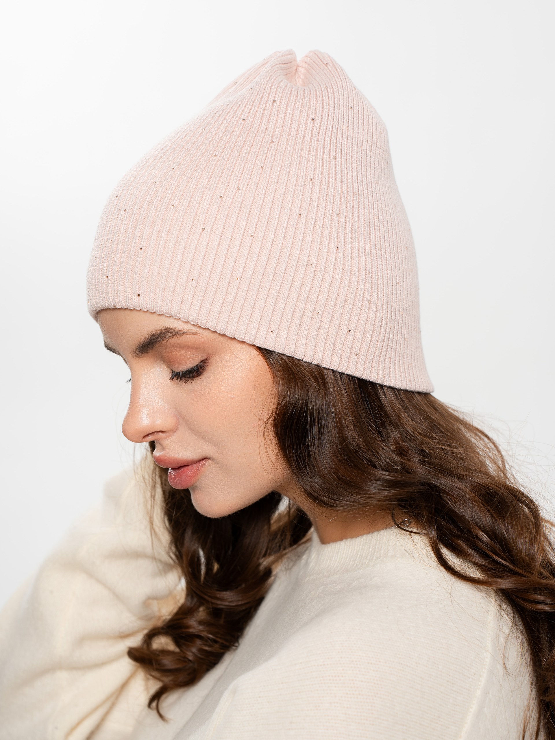 Шапка двойная с кашемиром