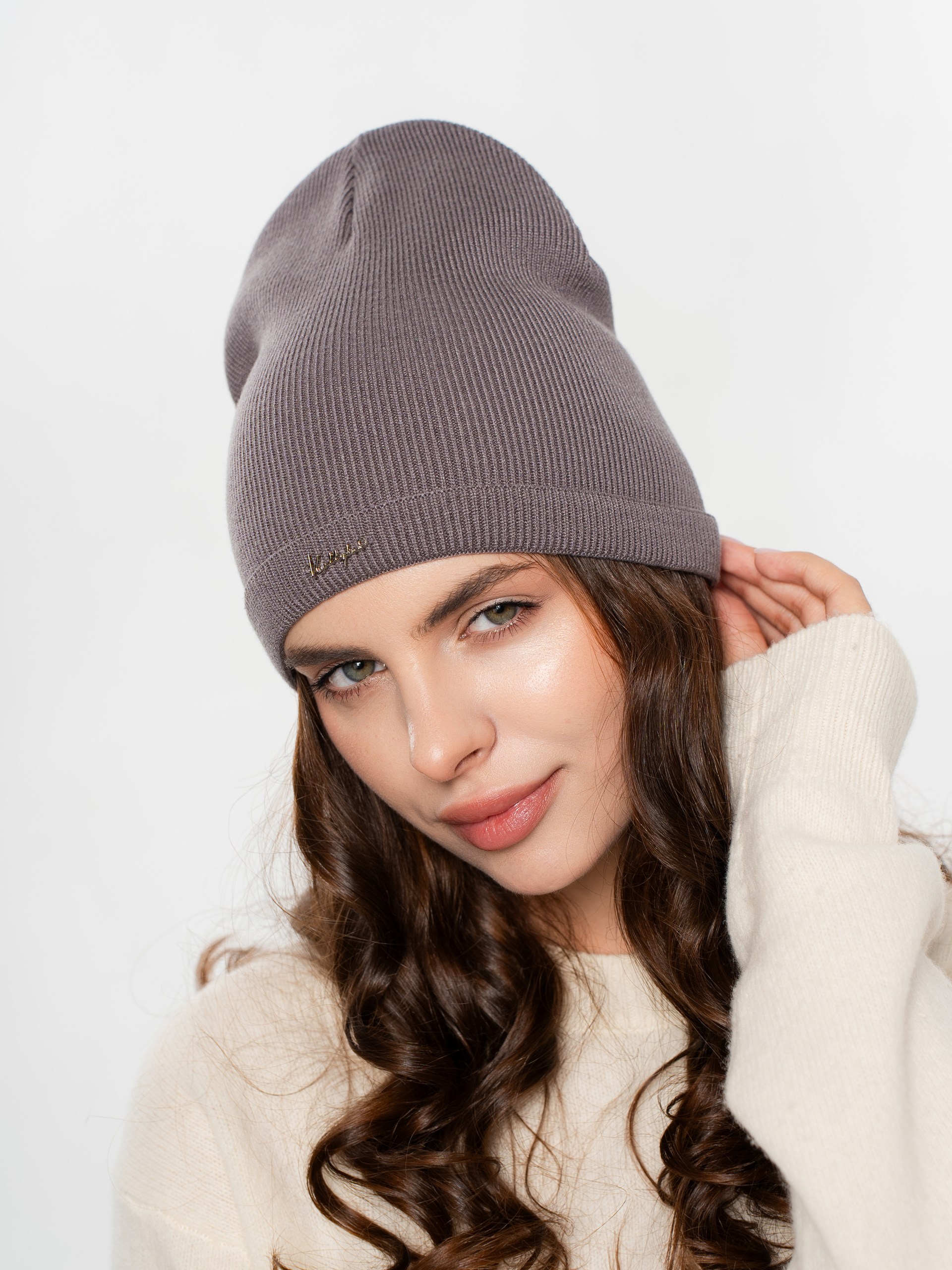 Шапка одинарная с кашемиром