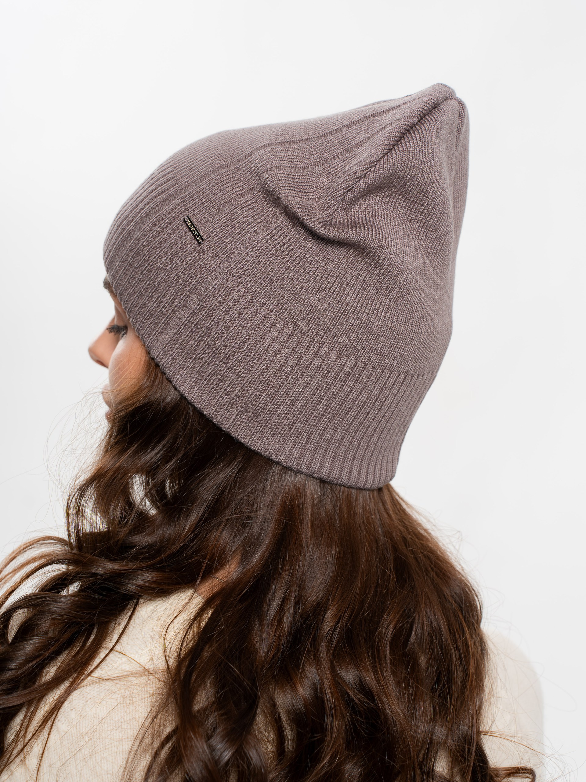 Шапка двойная с кашемиром