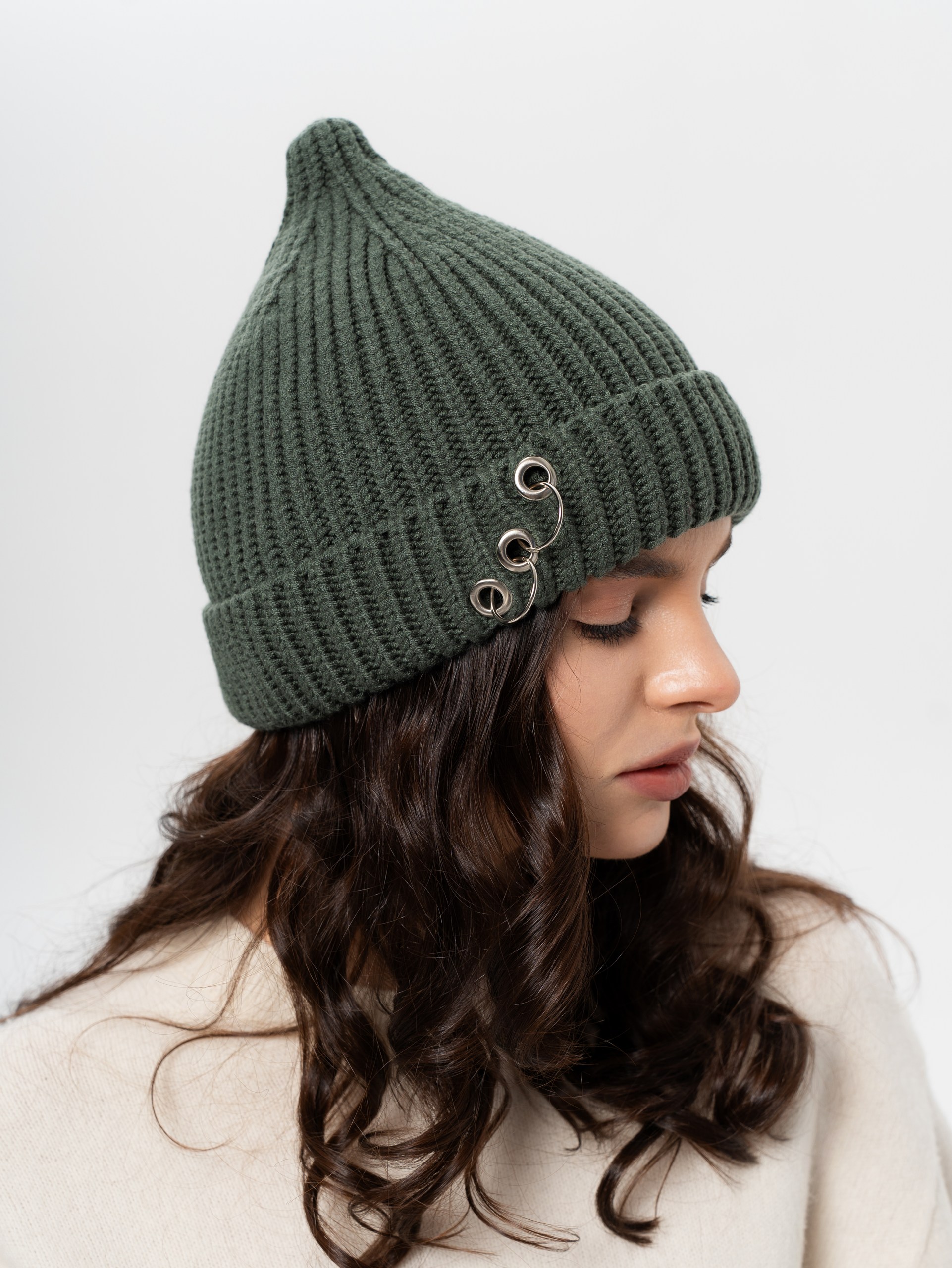 Шапка одинарная с кашемиром