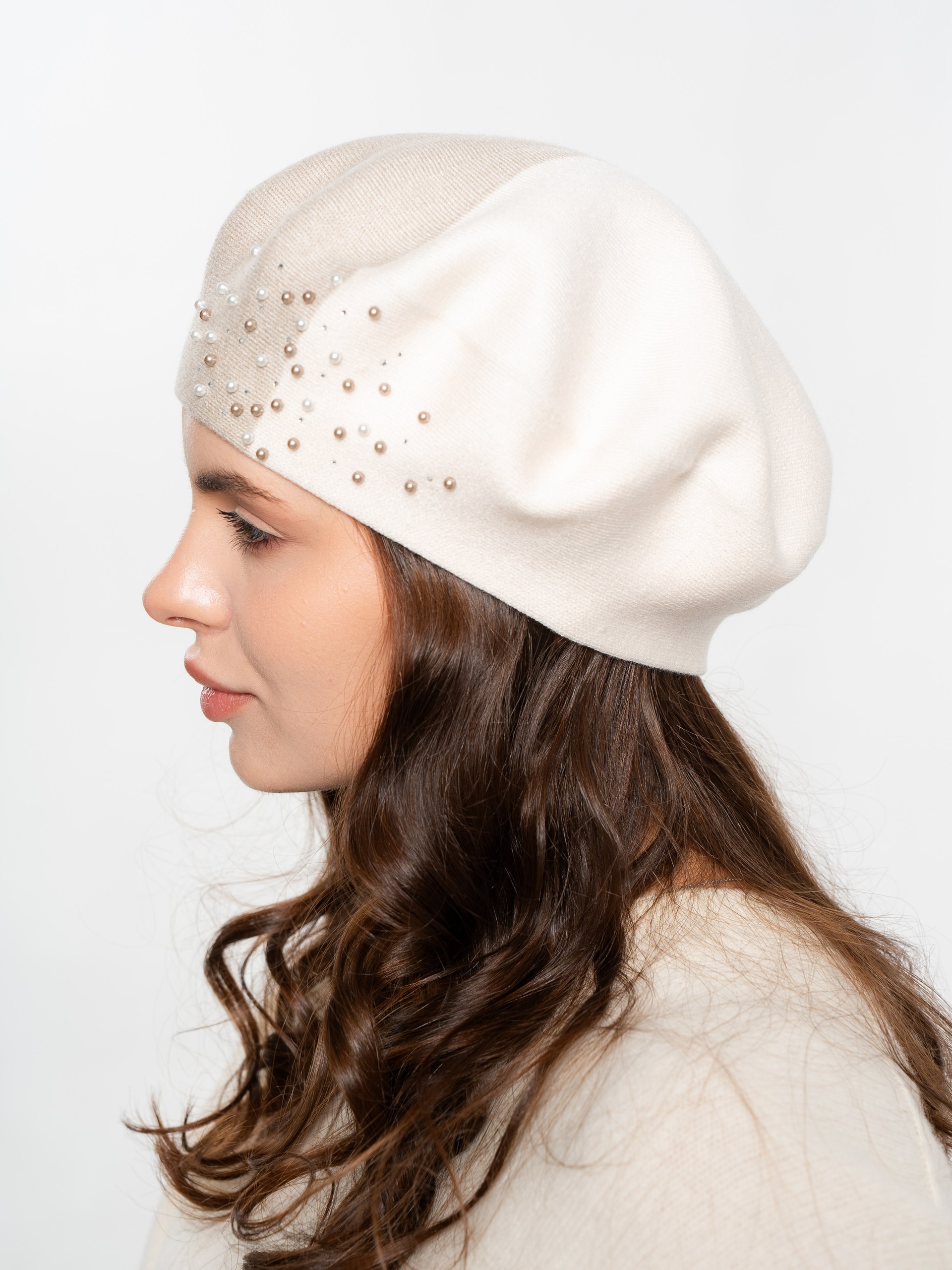 Берет полуторный с кашемиром