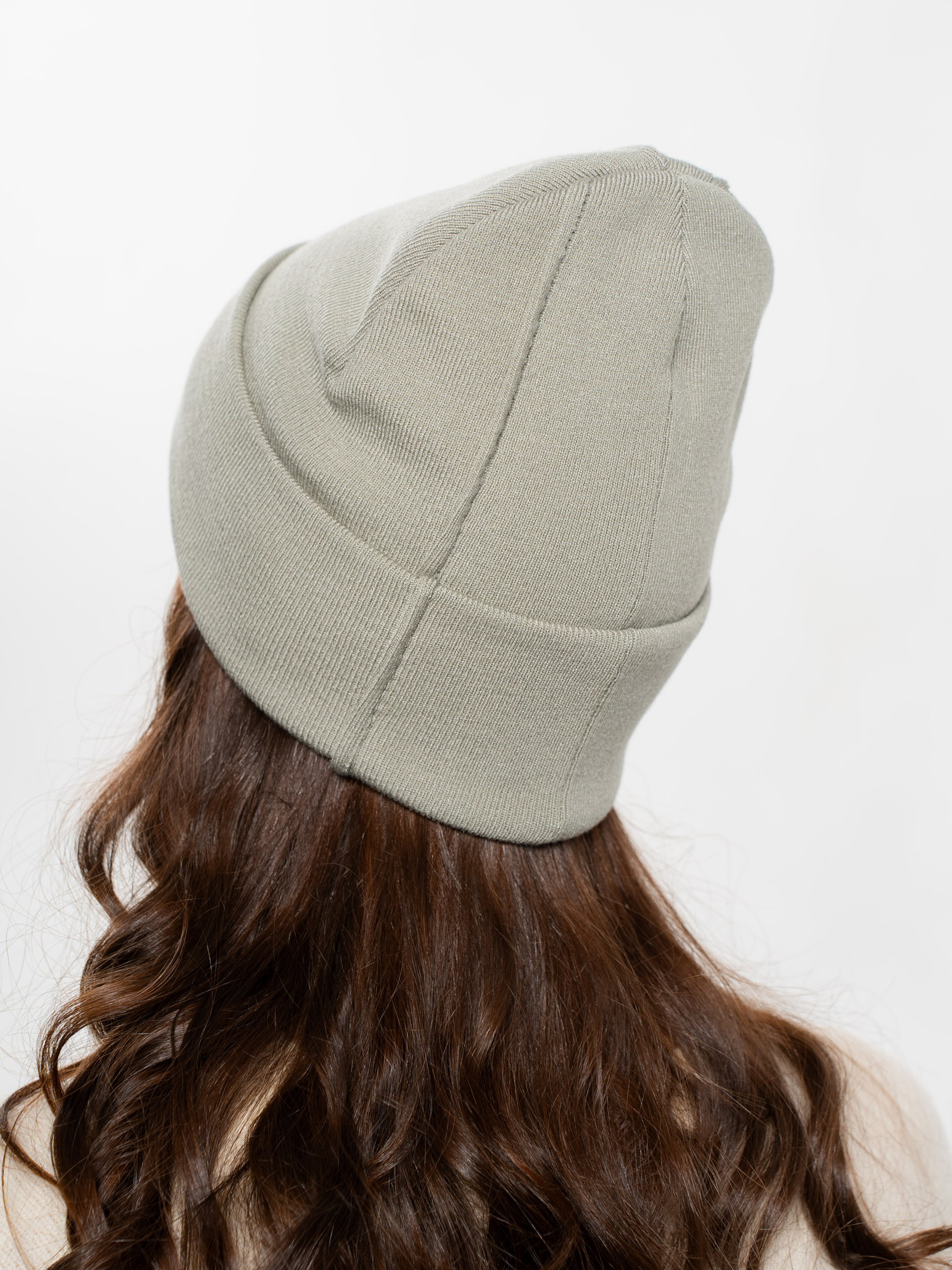 Шапка двойная с кашемиром