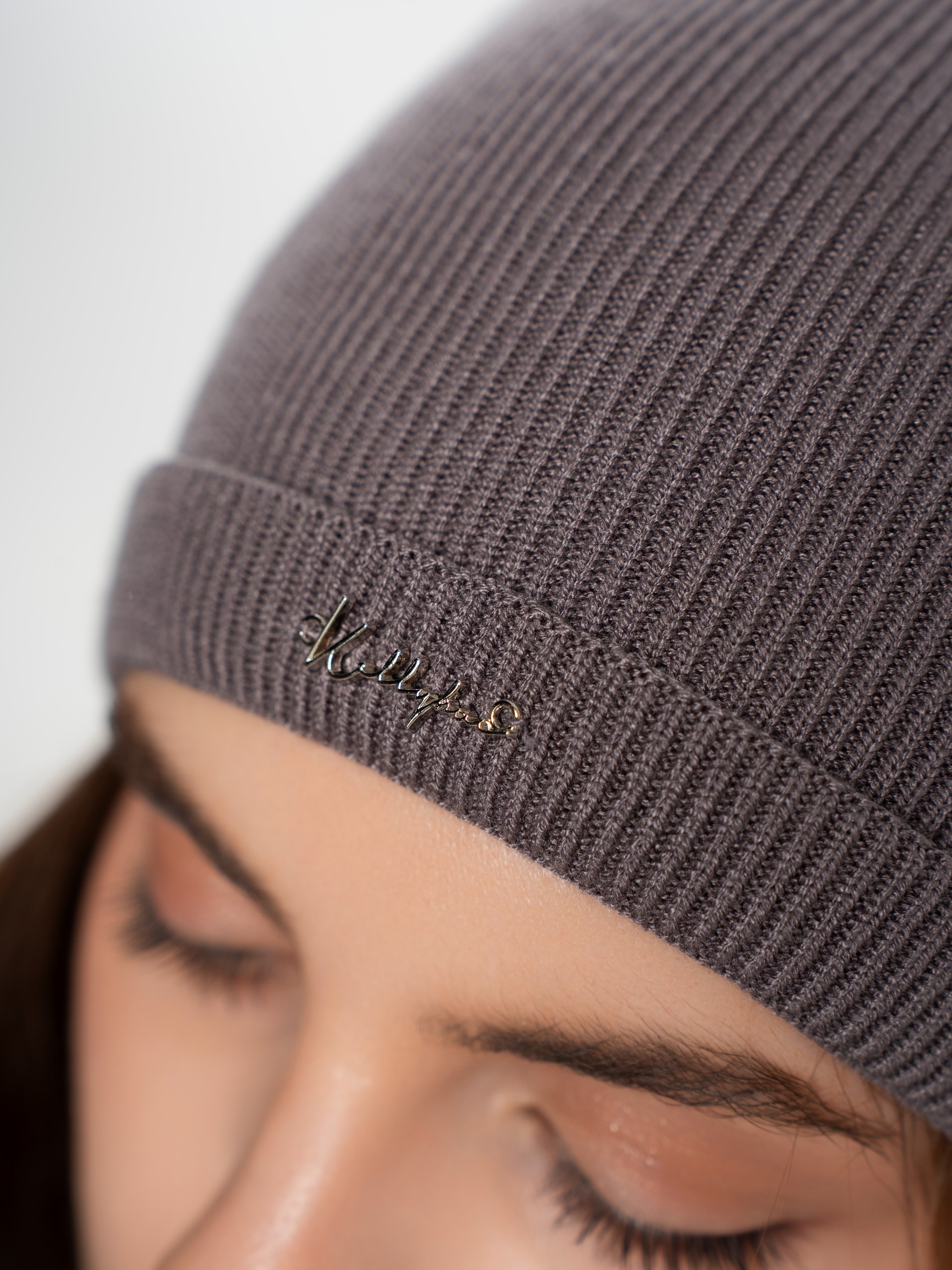 Шапка одинарная с кашемиром