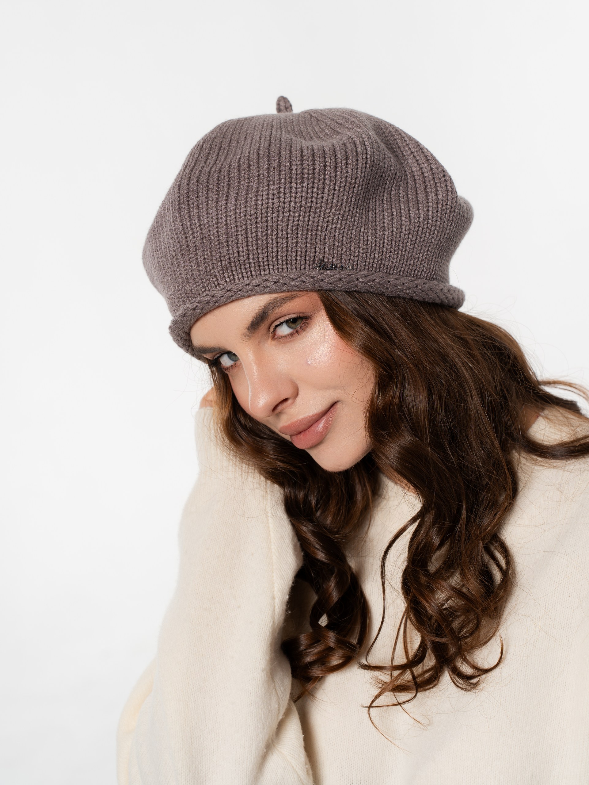 Берет одинарный с кашемиром ESW 26131