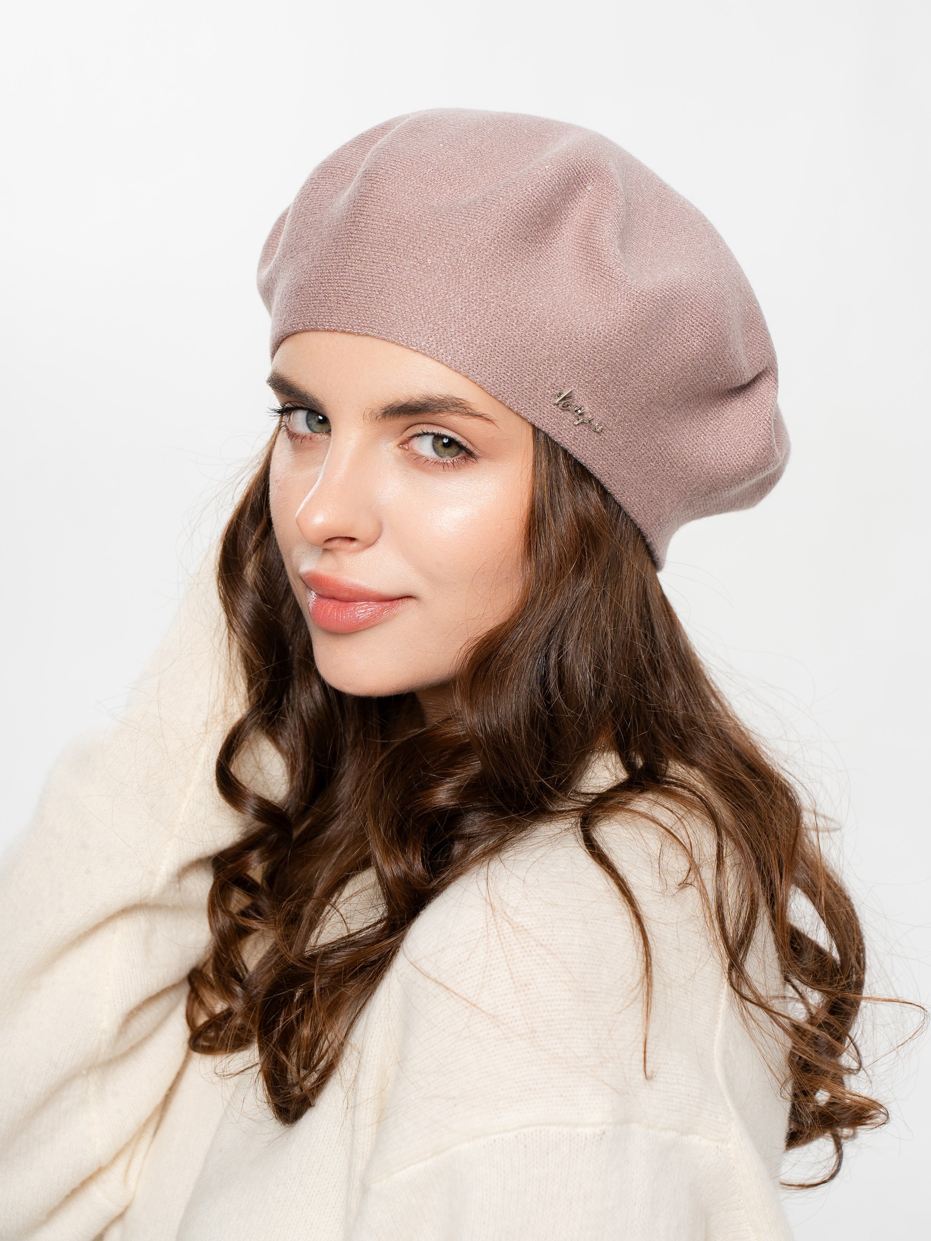 Берет полуторный с кашемиром ESW 26126