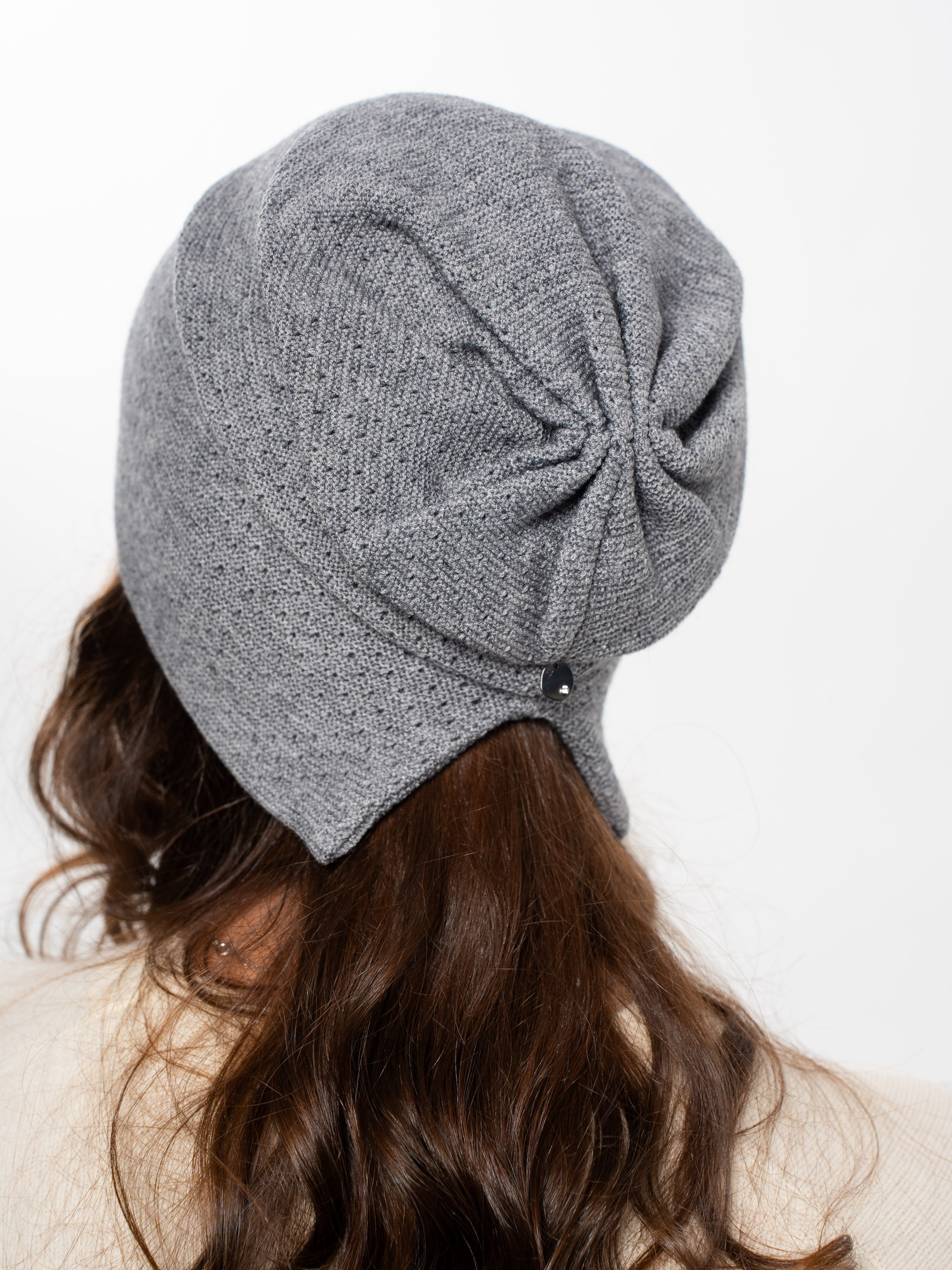 Шапка двойная с кашемиром