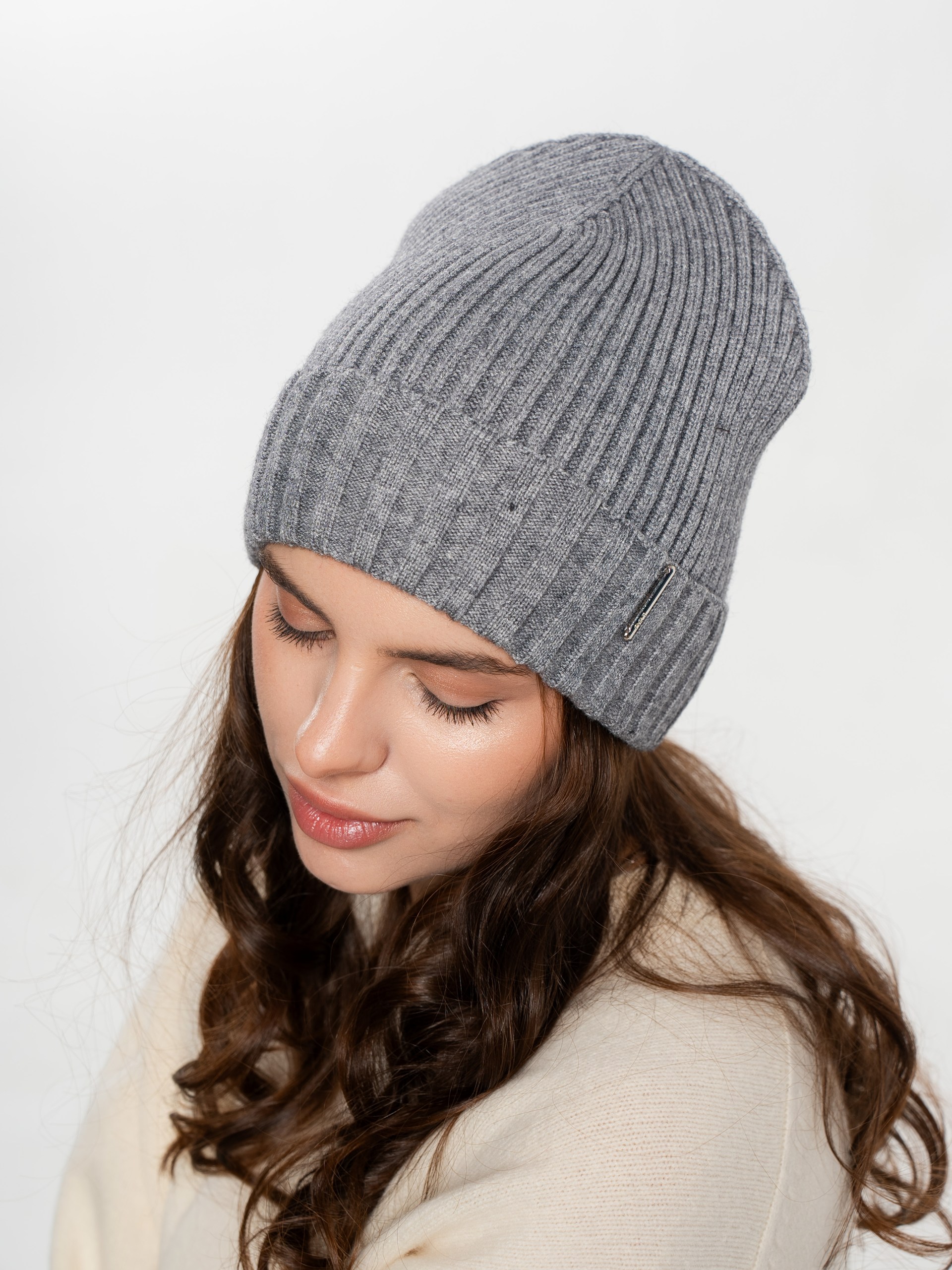 Шапка одинарная с кашемиром