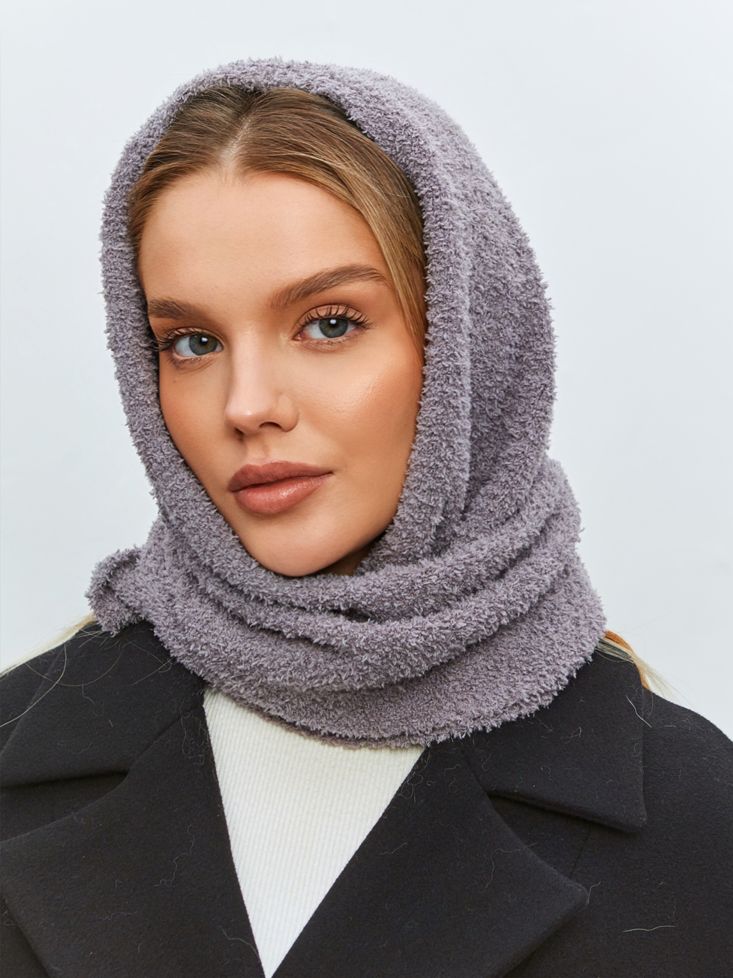 Платок одинарный с шерстью мериноса PR 25054