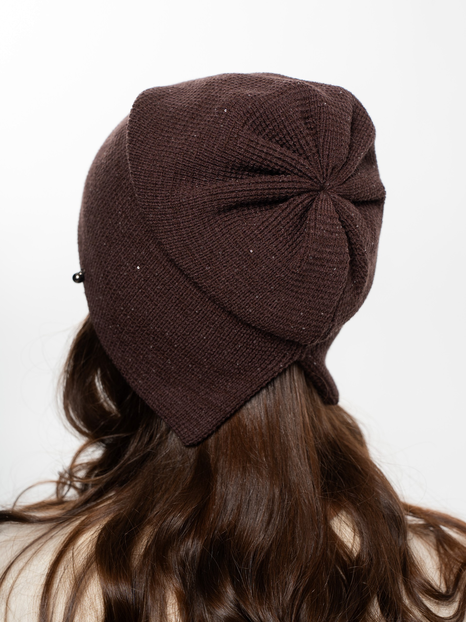 Шапка двойная с кашемиром